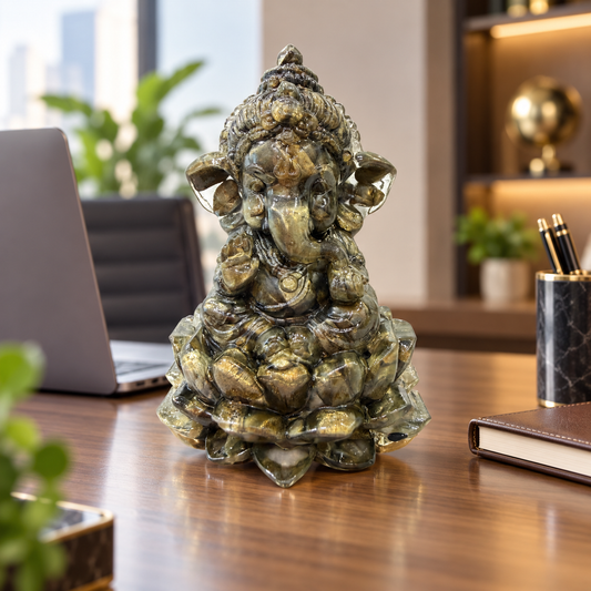 Pyrite Ganesh Ji Idol