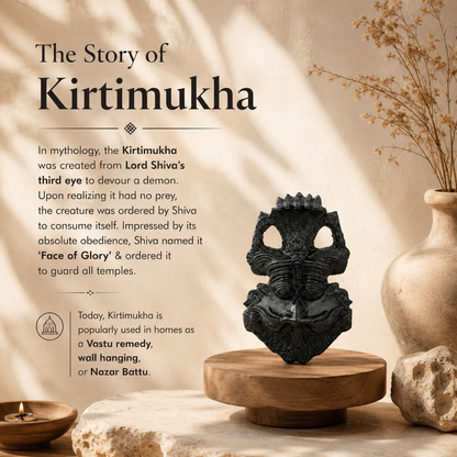 Kirtimukha Black Tourmaline Protection Kavach