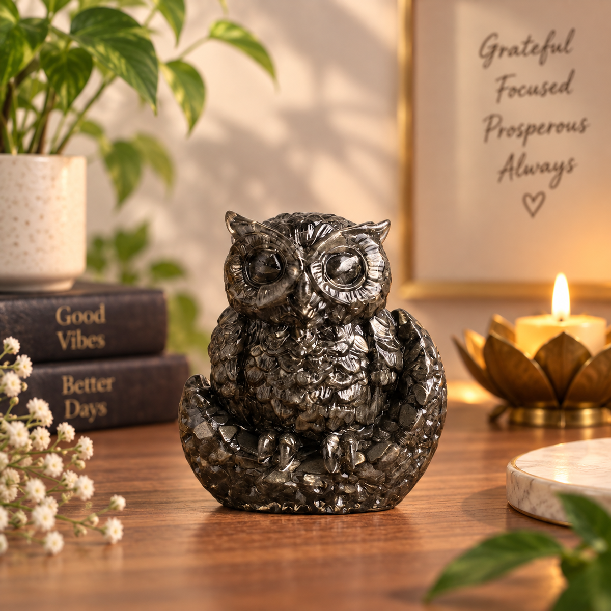 Pyrite Owl
