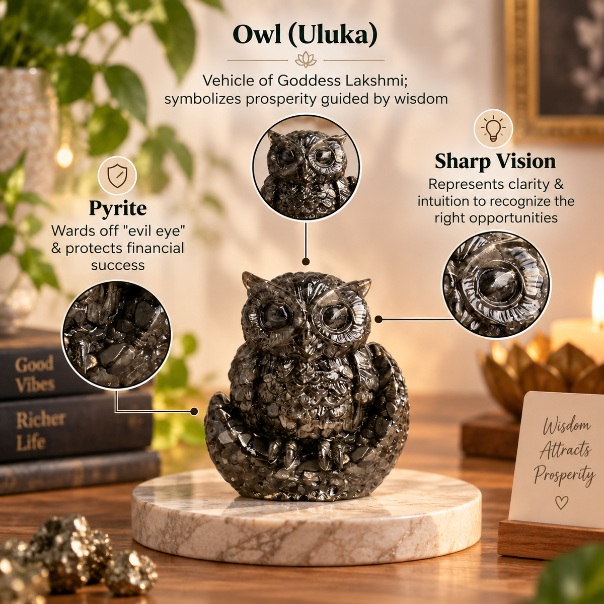 Pyrite Owl