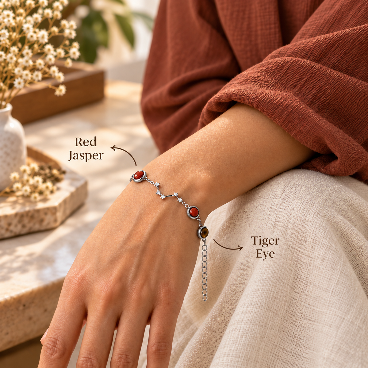 Aries (मेष राशि) Zodiac Constellation Bracelet for Women