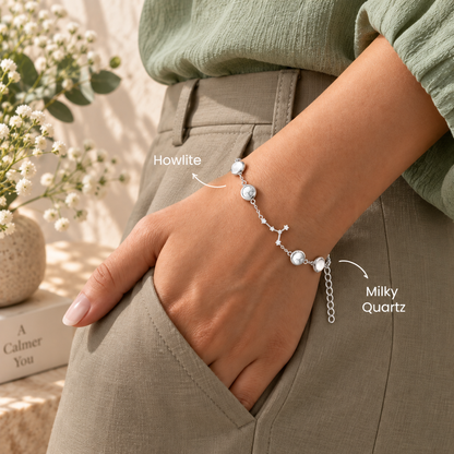 Cancer (कर्क राशि) Zodiac Constellation Bracelet for Women