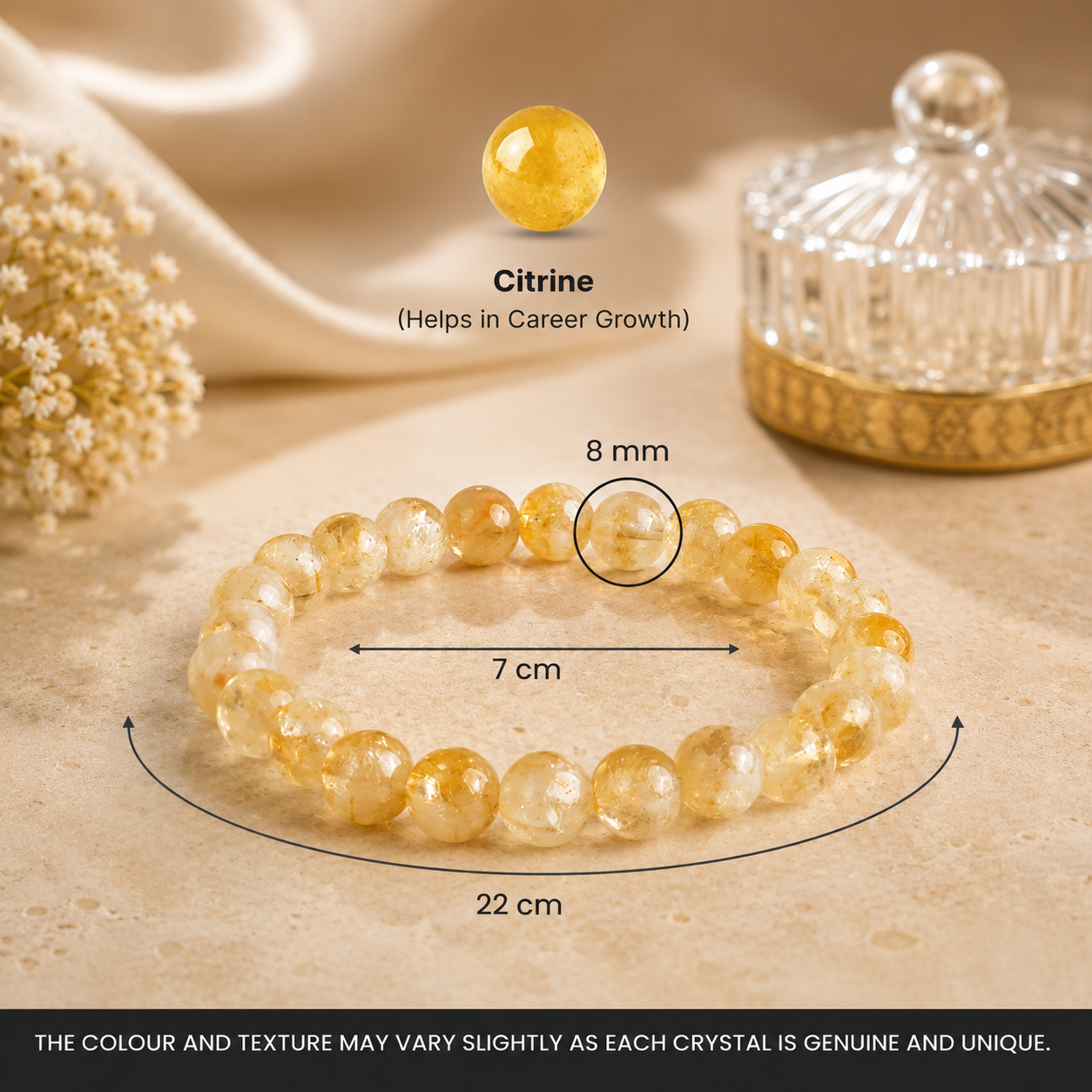 Citrine Bracelet benefits and features