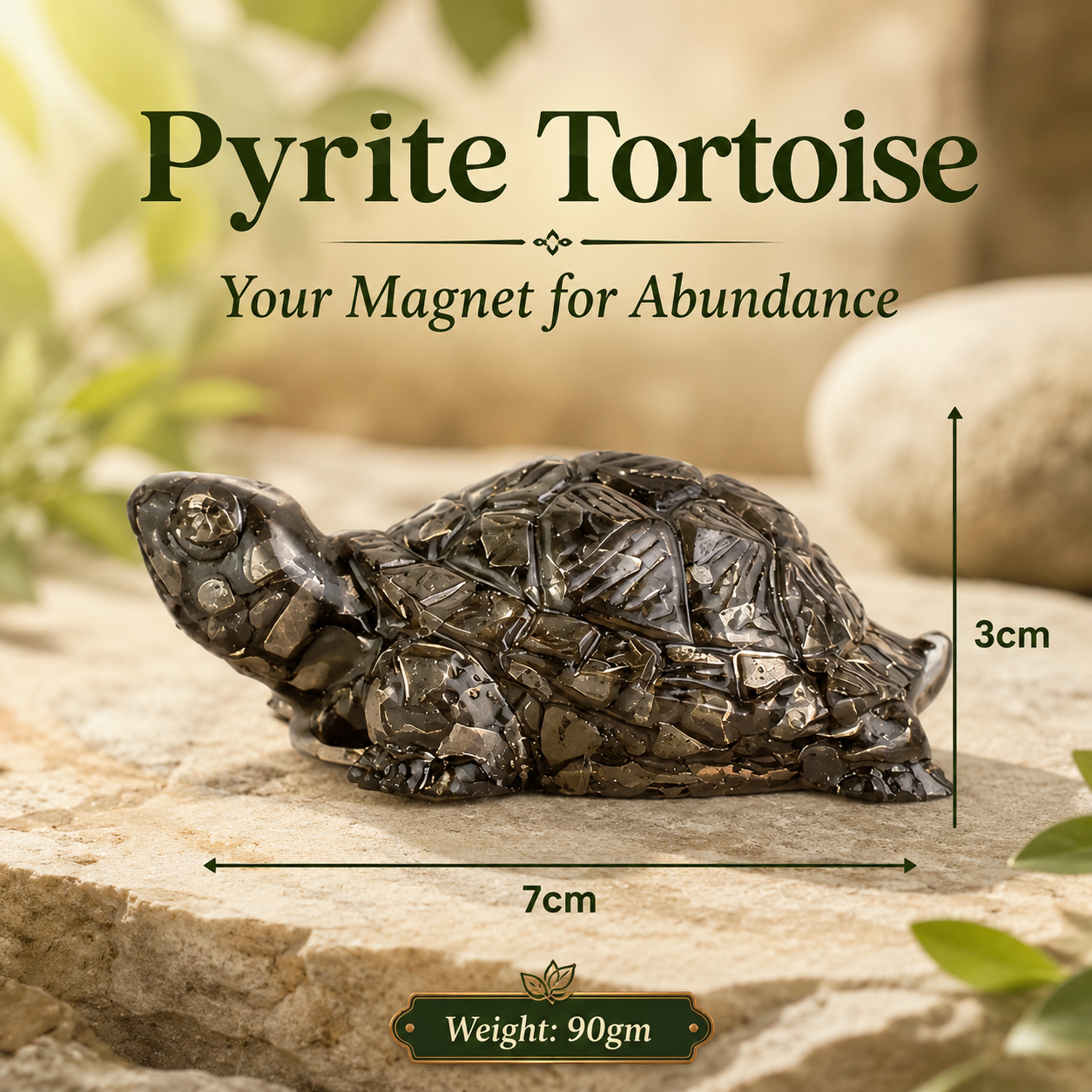 Dhan Vridhi | Vastu Pyrite Tortoise (Kachhua)