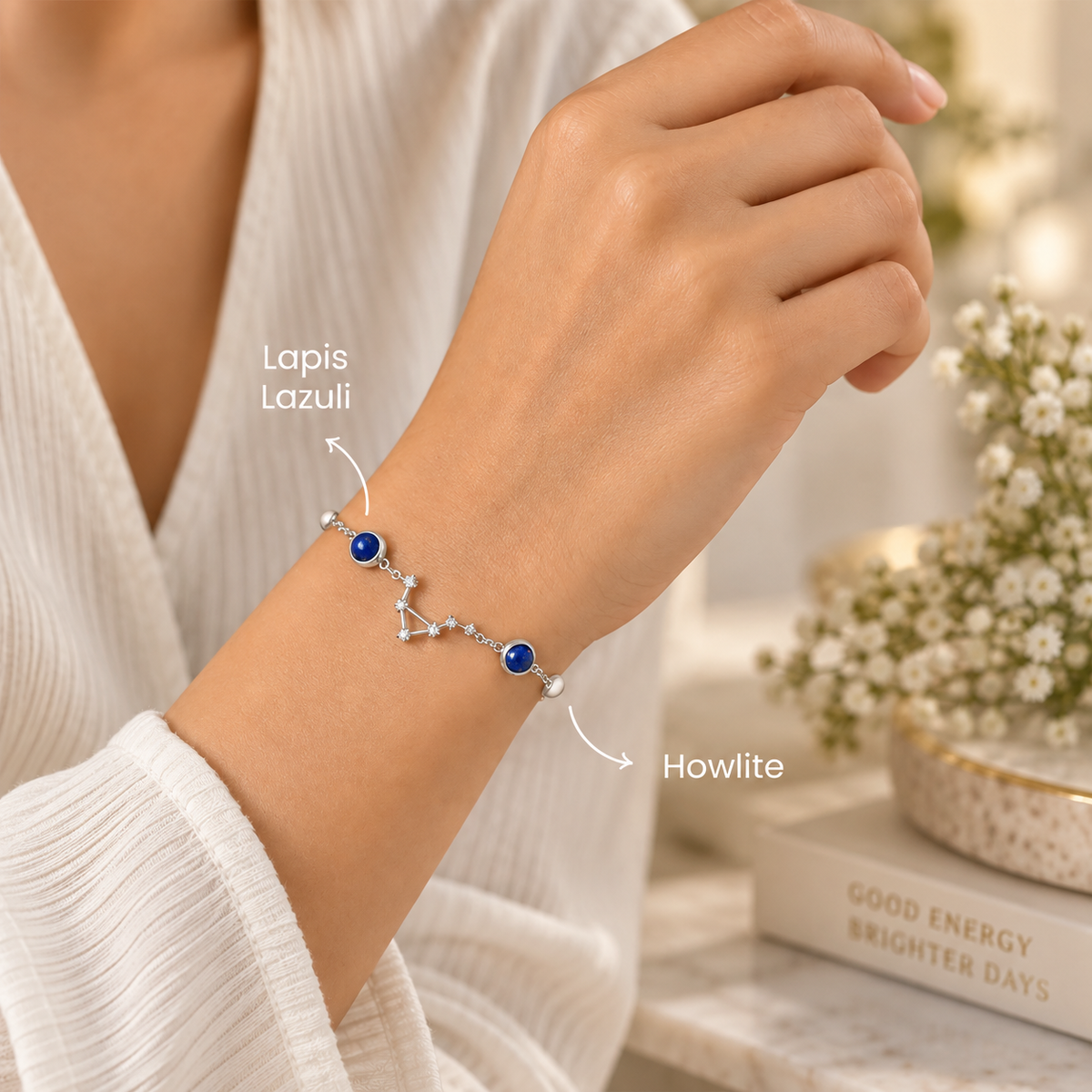 Libra (तुला राशि) Zodiac Constellation Bracelet for Women