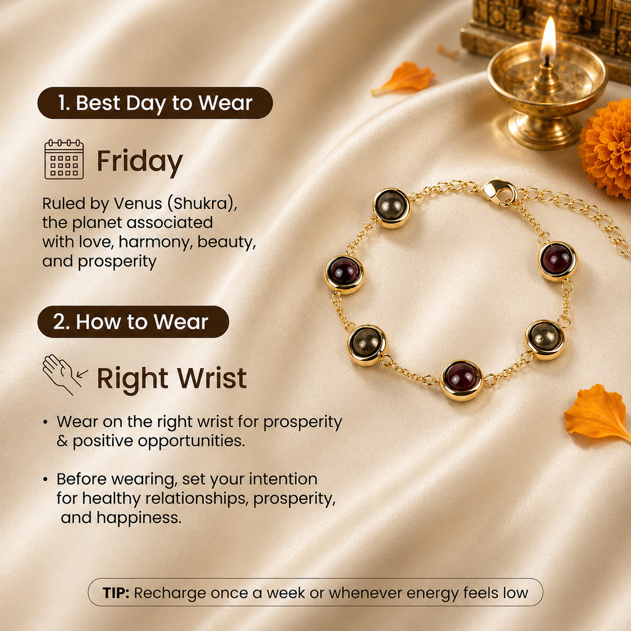 Love and Money Bracelet benefits and features