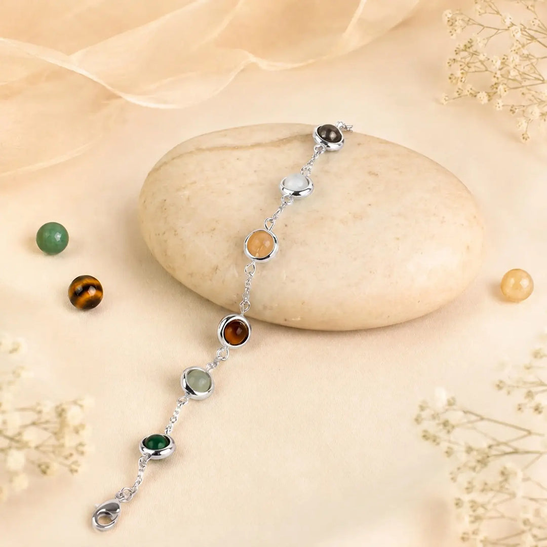 Metal Dhan Yog Bracelet for Women front view