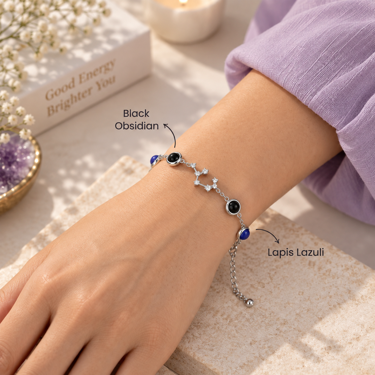 Sagittarius (धनु राशि) Zodiac Constellation Bracelet for Women