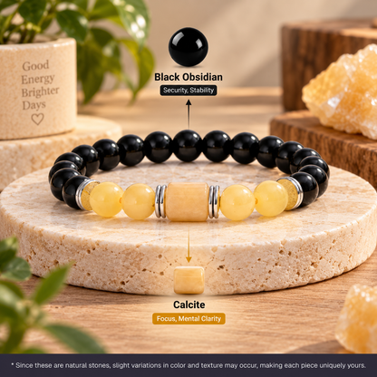 Yellow Calcite Zodiac Band – Sagittarius (धनु राशि)